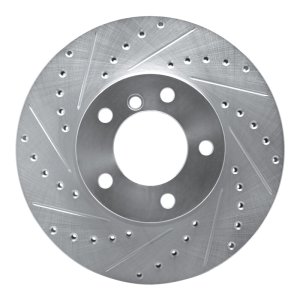 BMW 228I xDrive Brake Rotor (1) - Front Left - R1 Concepts - Drilled & Slotted - Silver - `07-`21 BMW 228I xDrive Brake Rotor (1) - Front Left - R1 Concepts - Drilled & Slotted - Silver - `07-`21